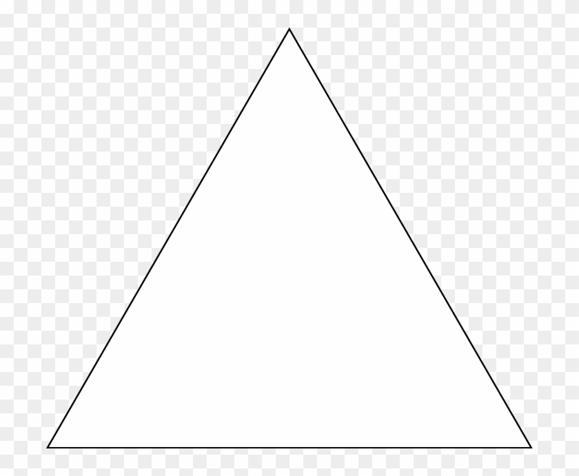 Quick View - - White Triangle Png Clipart #1727139