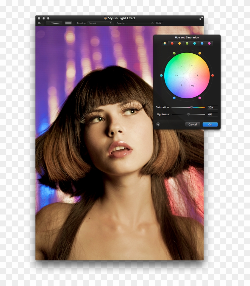 Stylish Light Effect - Nose From Below Reference Clipart