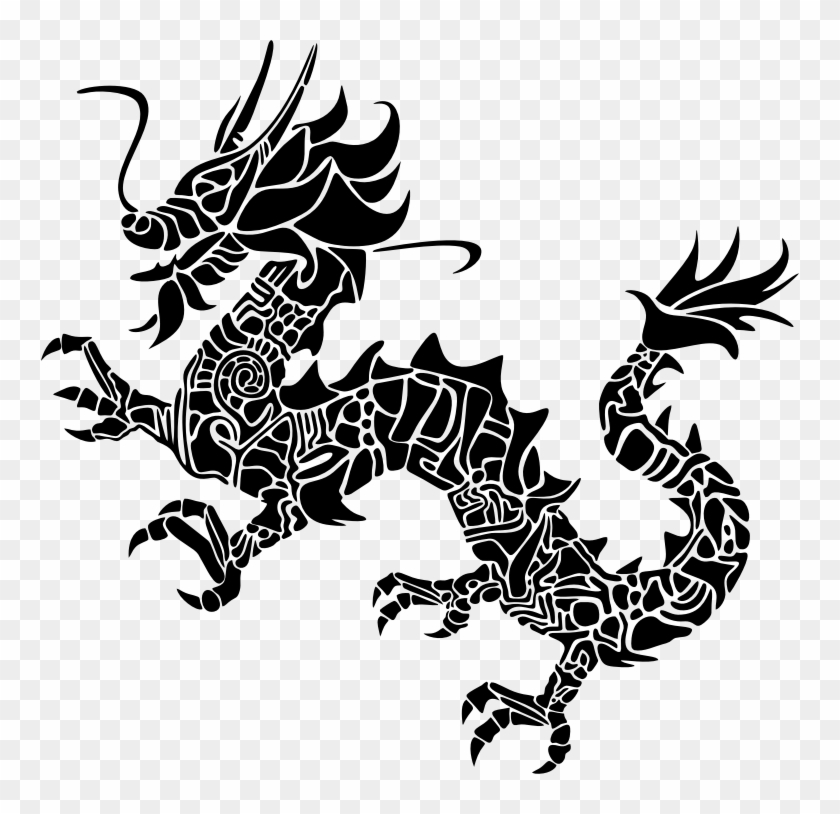 Medium Image - Asian Dragon Png Logo Clipart
