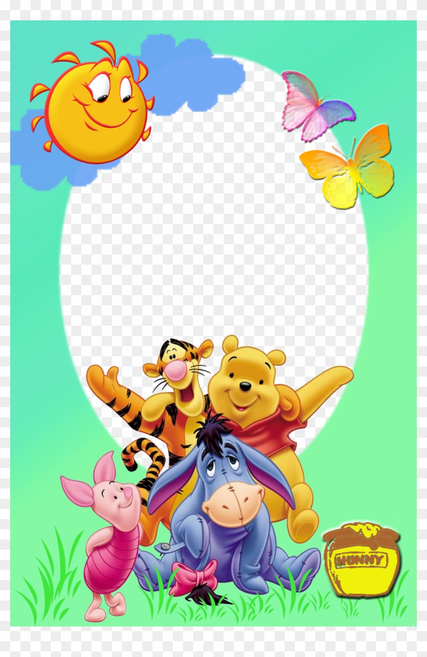 Marcos Gratis Para Fotos - 4 Winnie The Pooh Characters Clipart