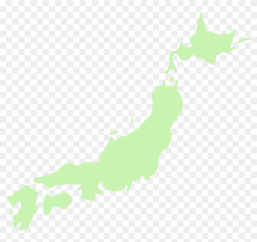 Map Of Japan Shape Clipart #1727536