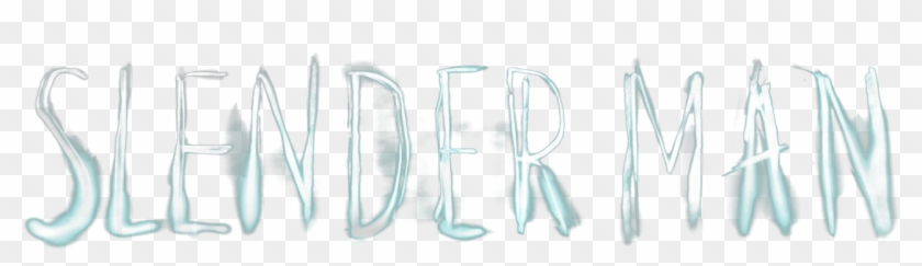 Slender Man - Calligraphy Clipart #1727817