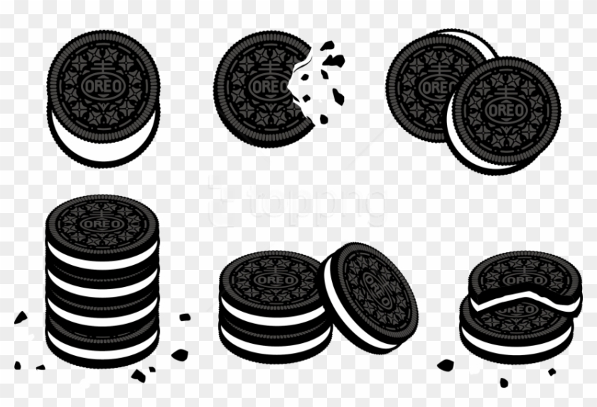 Free Png Download Oreo Png Images Background Png Images - Oreo Biscuit Vector Png Clipart #1728098