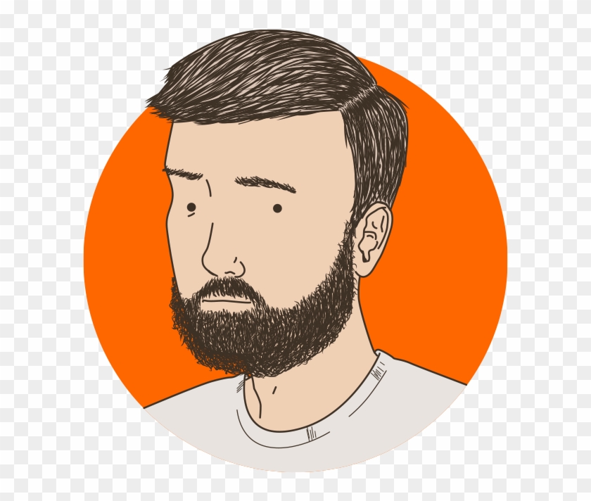 Moustache And Beard Cartoon Clipart #1728139