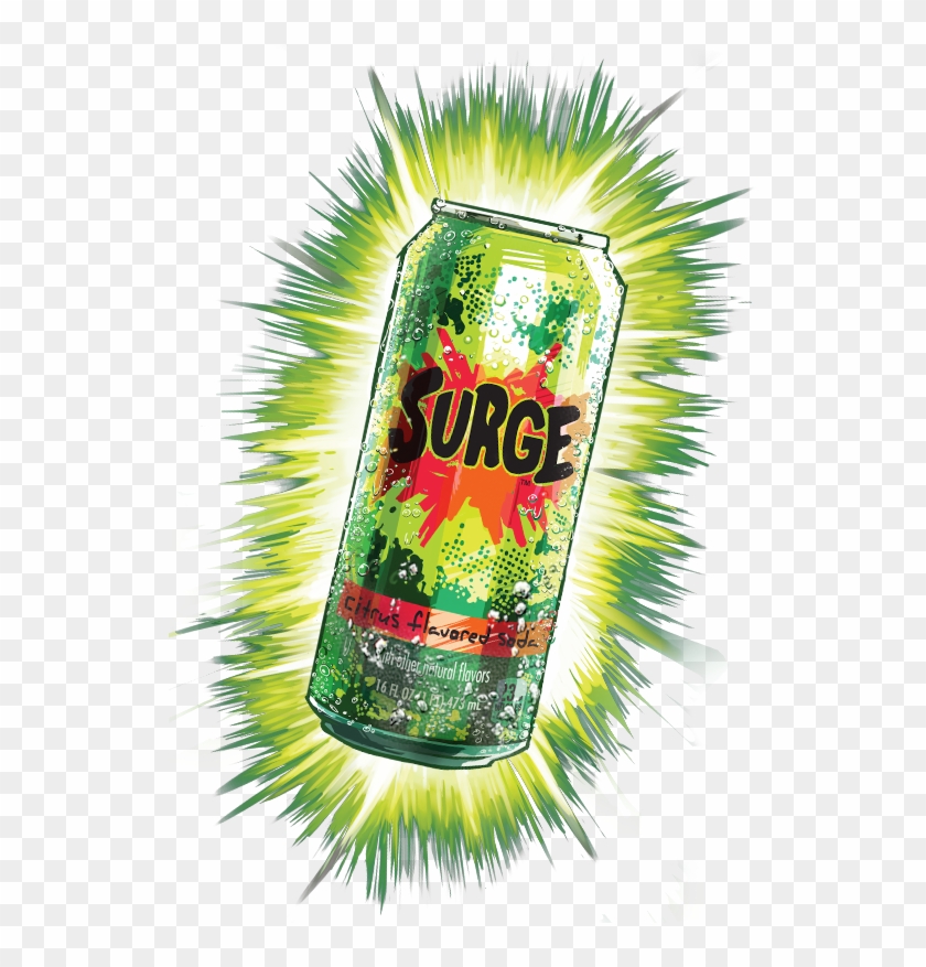 The Legendary Surge Soda Is Back - Surge Soda Clipart #1728457