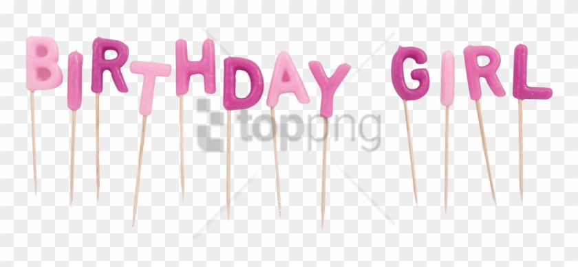 Free Png Birthday Girl Candles Png Image With Transparent - Happy Birthday Girl Png Clipart