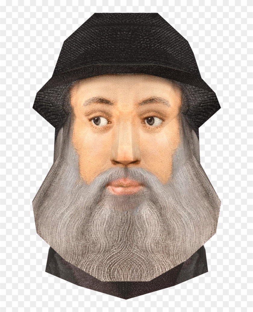 Leonardo Da Vinci - Beanie Clipart #1729173