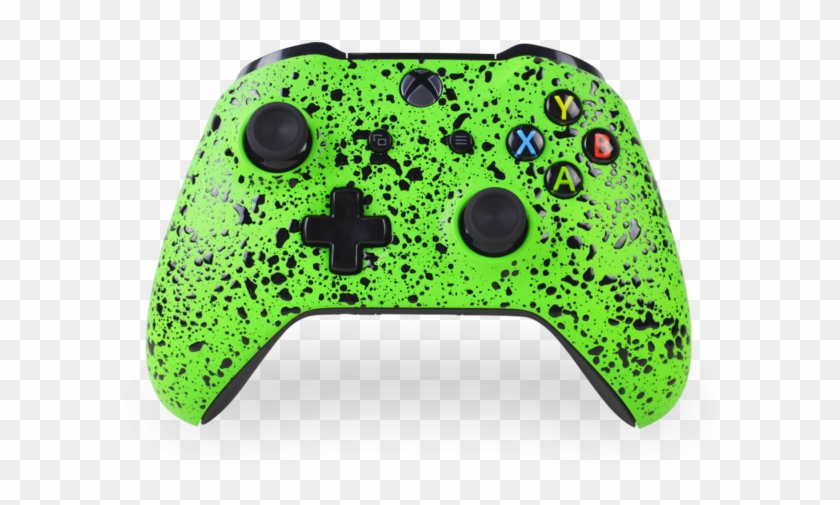 D Splatter One Modz - Xbox One Controller Green Clipart