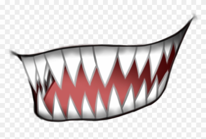 Anime Fangs Transparent Png Image - Smile Anime Mouth Png Clipart #1729335
