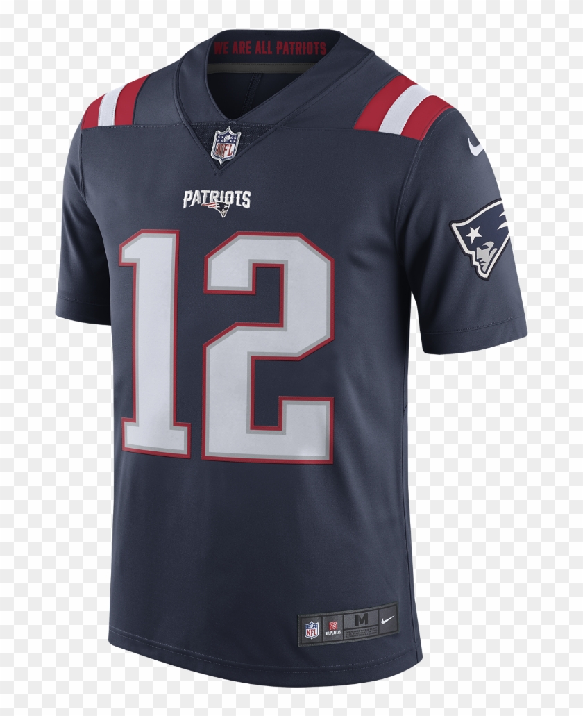 Nike Nfl New England Patriots Color Rush Limited Men's - Color Rush Tom Brady Jersey Clipart #1729891