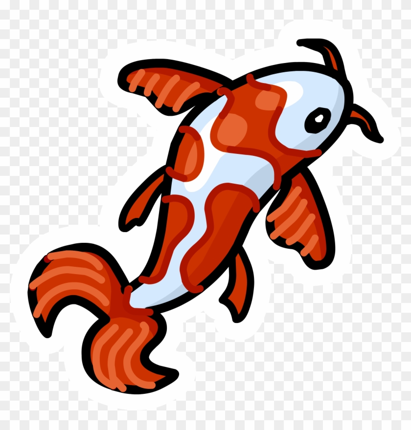 Koi Fish Png - Club Penguin Pins Clipart