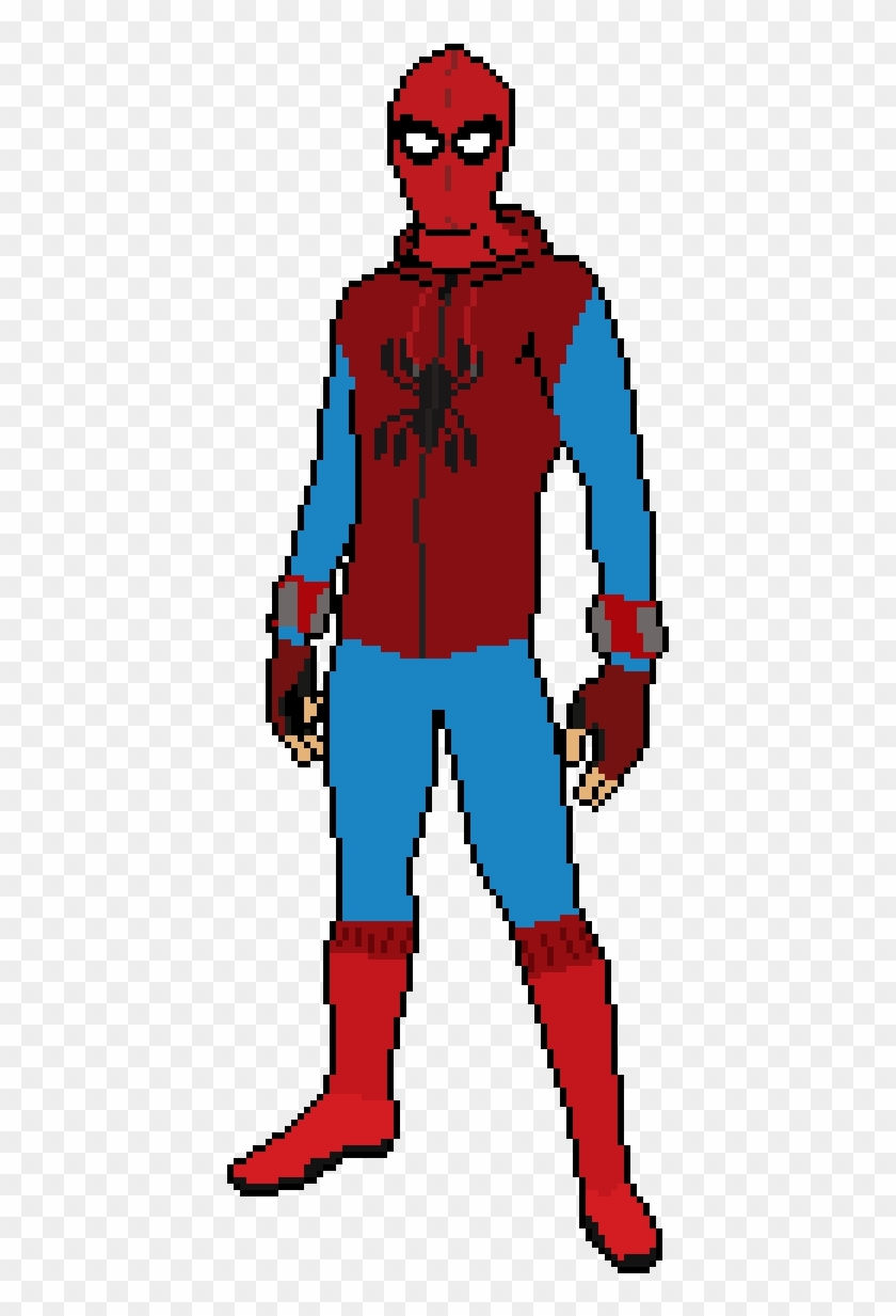 Spider Man Homecoming Homemade Suit Drawing , Png - Spiderman Homemade Suit Homecoming Drawing Clipart