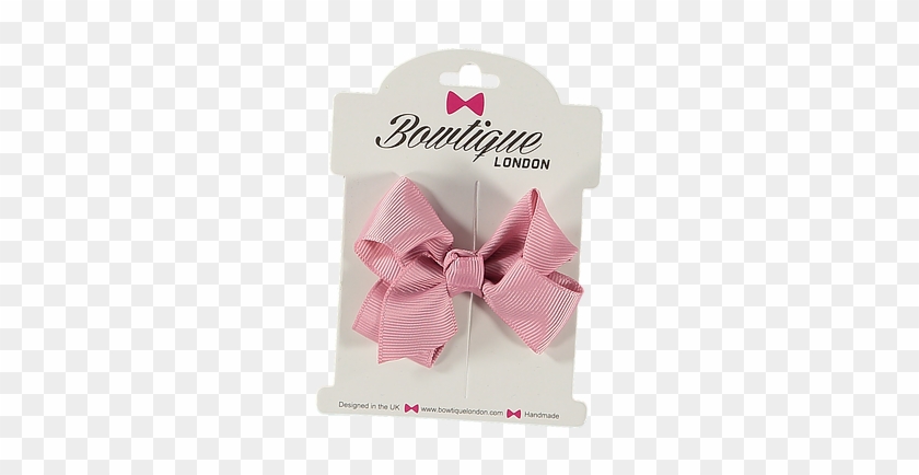 Bowtique London Pink Grosgrain Bow Hair Clip - Wedding Favors - Png Download