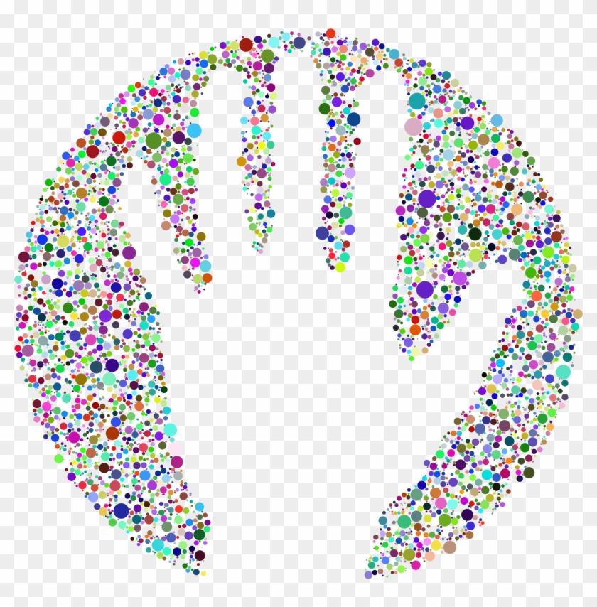 Big Image - Negative Space In Circles Clipart #1730386