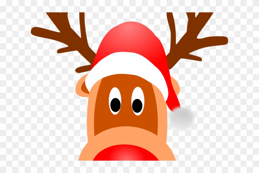 Reindeer Antlers Headband Png - Christmas Reindeer Face Clipart