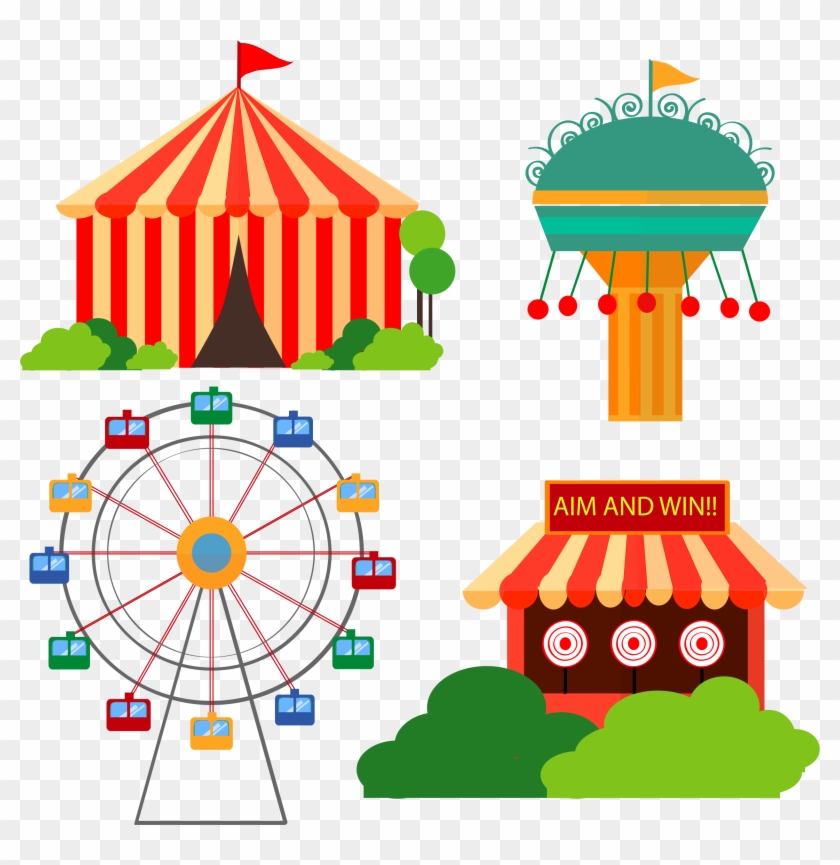Star Clipart Carnival - Gambar Karnaval Kartun - Png Download