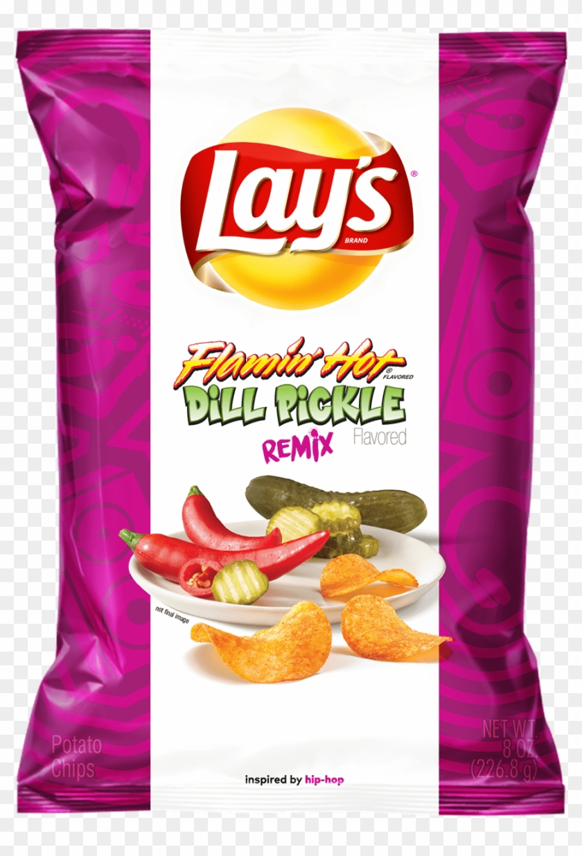 I - Dill Pickle Flamin Hot Lays Clipart