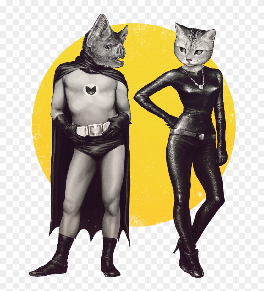 Bat And Cat Clipart