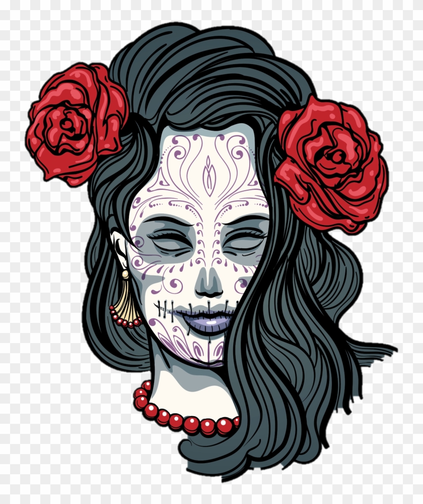 Dead Clipart Body Bag - Couple Day Of The Dead Drawing - Png Download