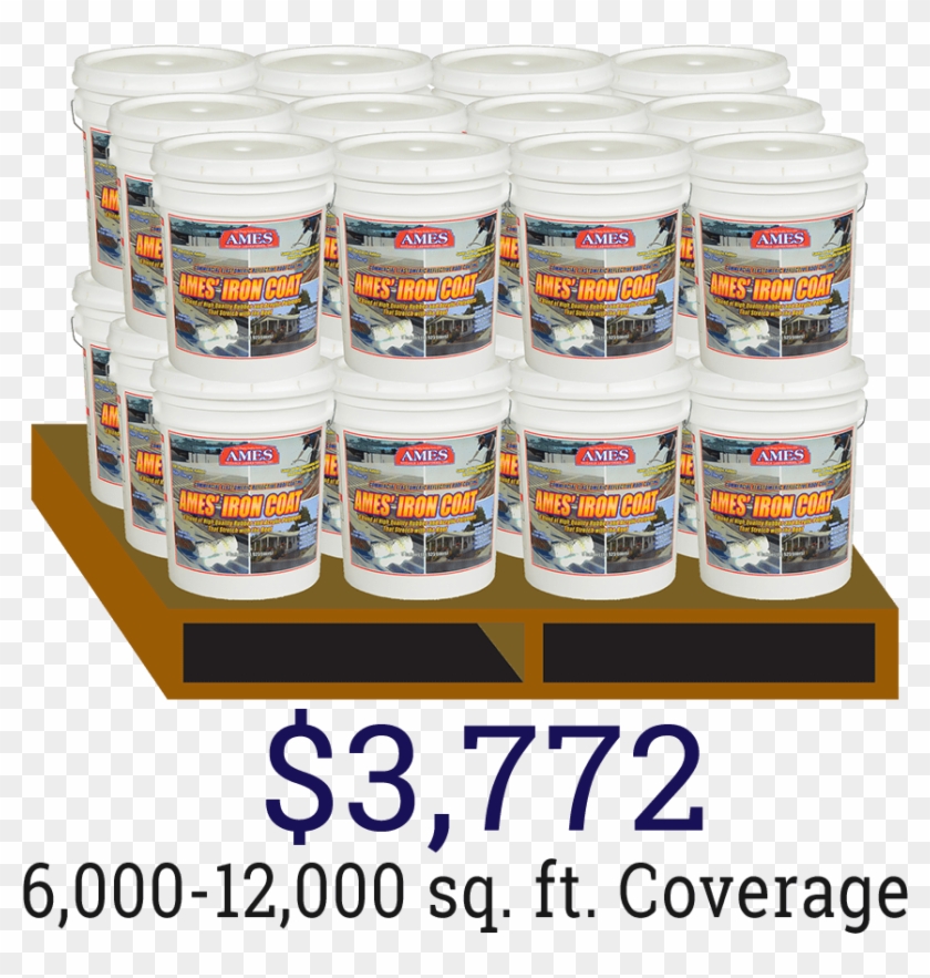 Ames® Iron Coat® Metal - Roof Coating Clipart