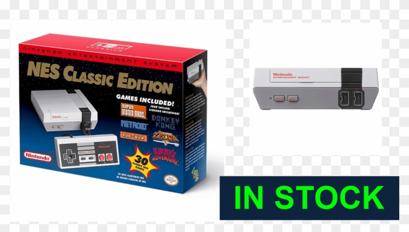 Target Has Started Getting The Nes Classic In Stock - Nes Classic Edition Stock Clipart