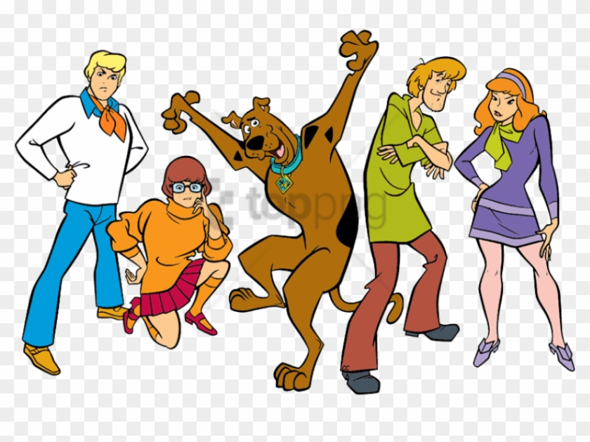 Free Png Scooby Doo Gang Png Image With Transparent - Scooby Doo Gang Cartoon Clipart #1732286