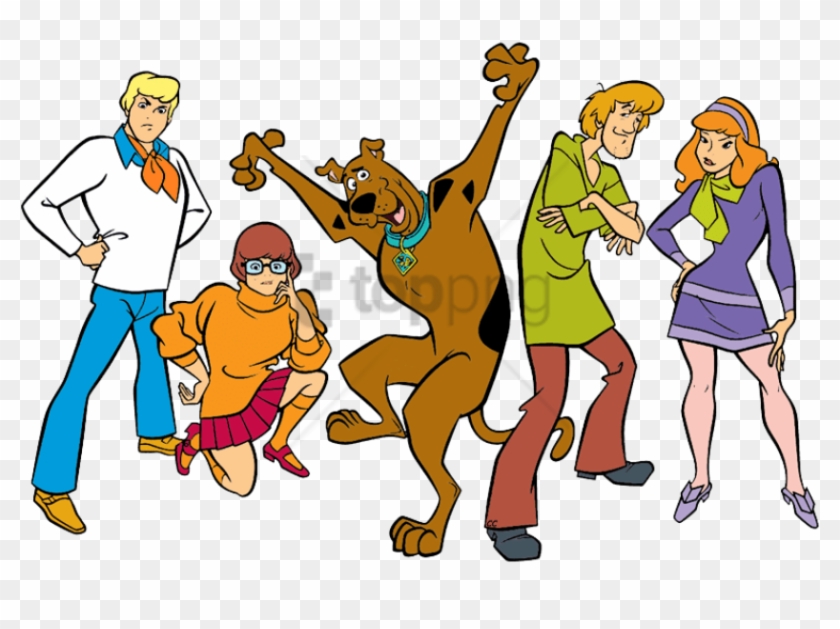 Free Png Scooby Doo Gang Png Image With Transparent - Scooby Doo Gang Cartoon Clipart