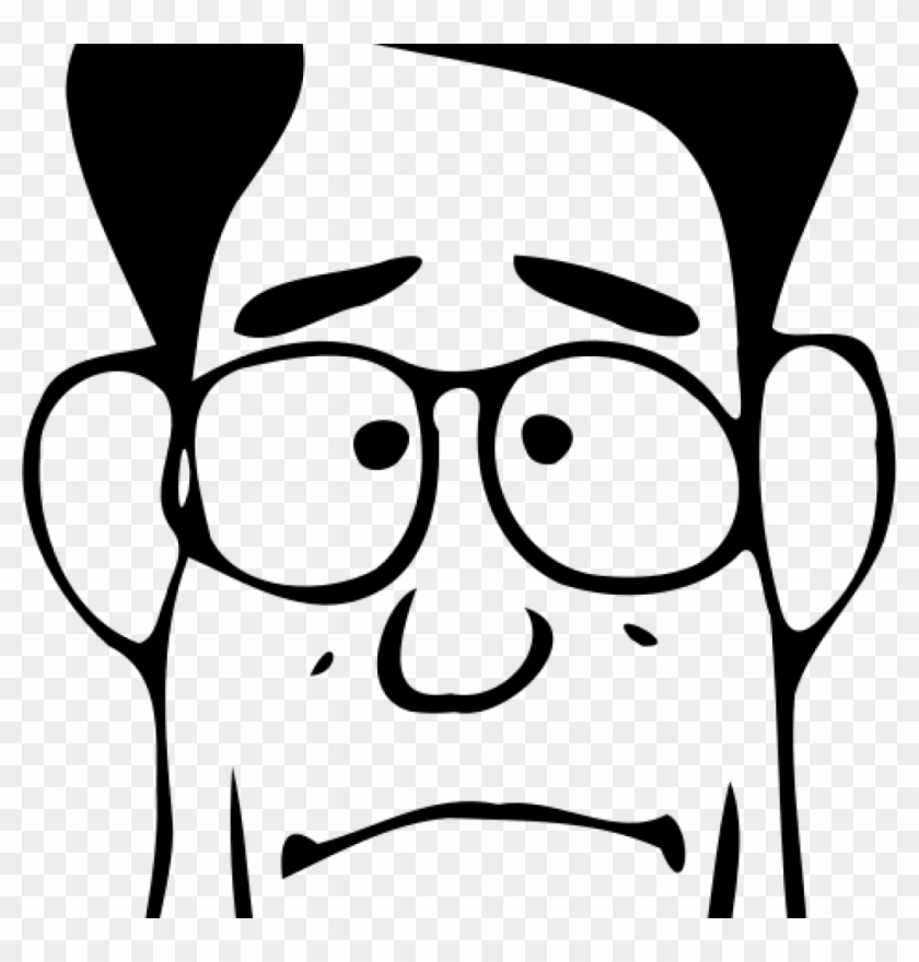 Surprised Face Clipart Ice Cream Clipart House Clipart - Face Without Tooth Of Man Clipart Black - Png Download