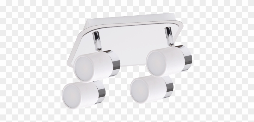 4x10w Quad Led Spotlight On Plate - Ceiling Clipart