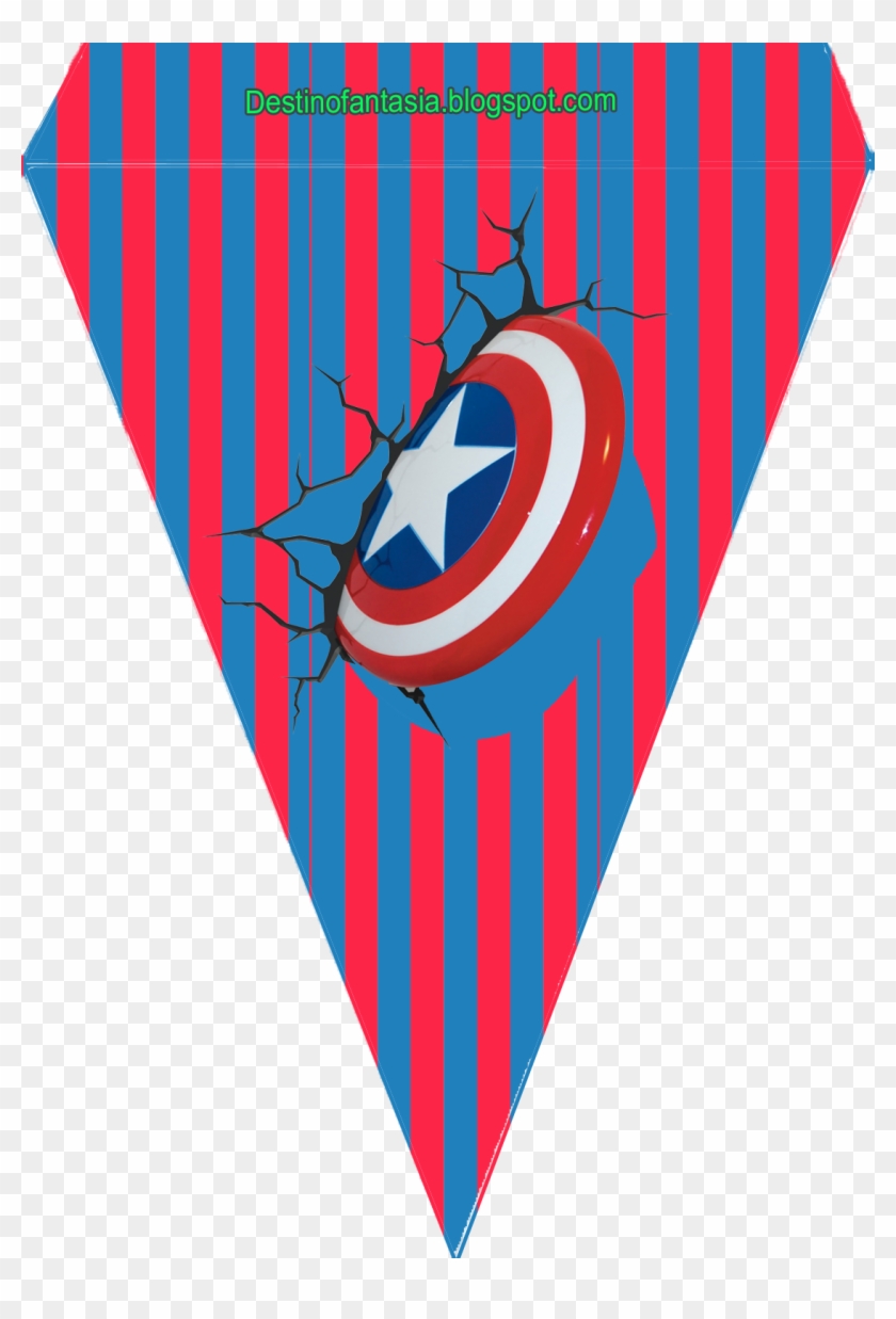 Rótulos Embalagens Festa Capitão America - Captain America Clipart #1732952