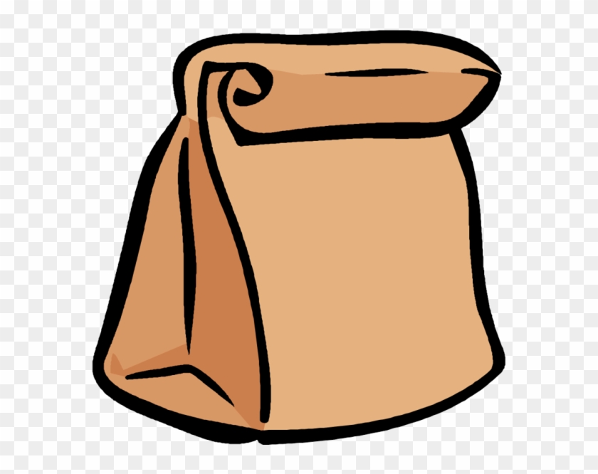 Brown Bag Lunch Clip Art 6zdteu Clipart - Brown Paper Bag Clip Art - Png Download #1733151