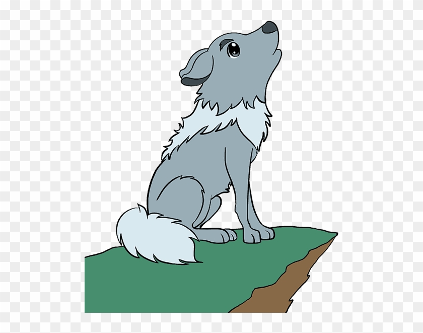 Collection Of Free Cliff - Cartoon Wolf Clipart