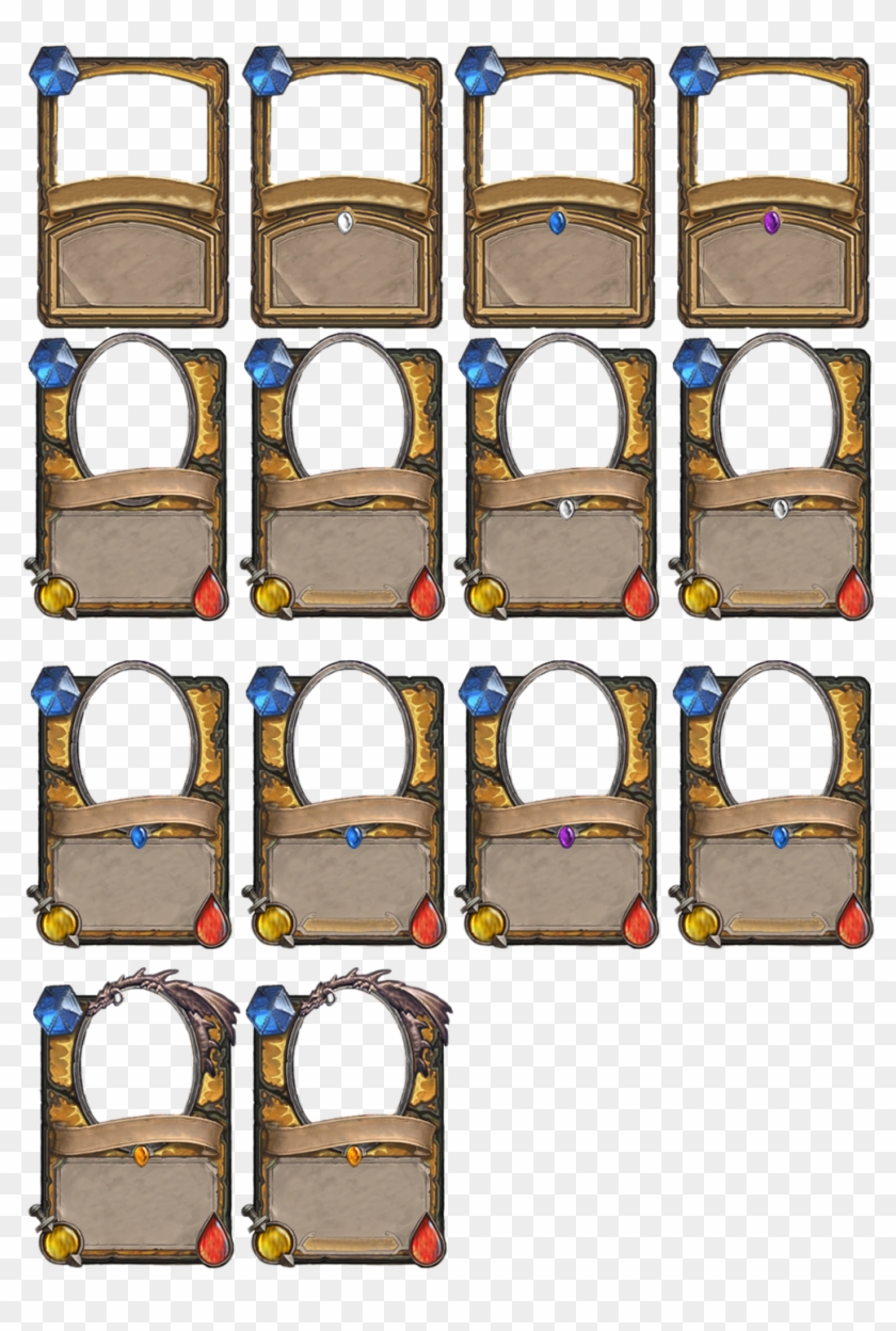 Hearthstone Empty Cards - Hearthstone Empty Card Clipart #1733254