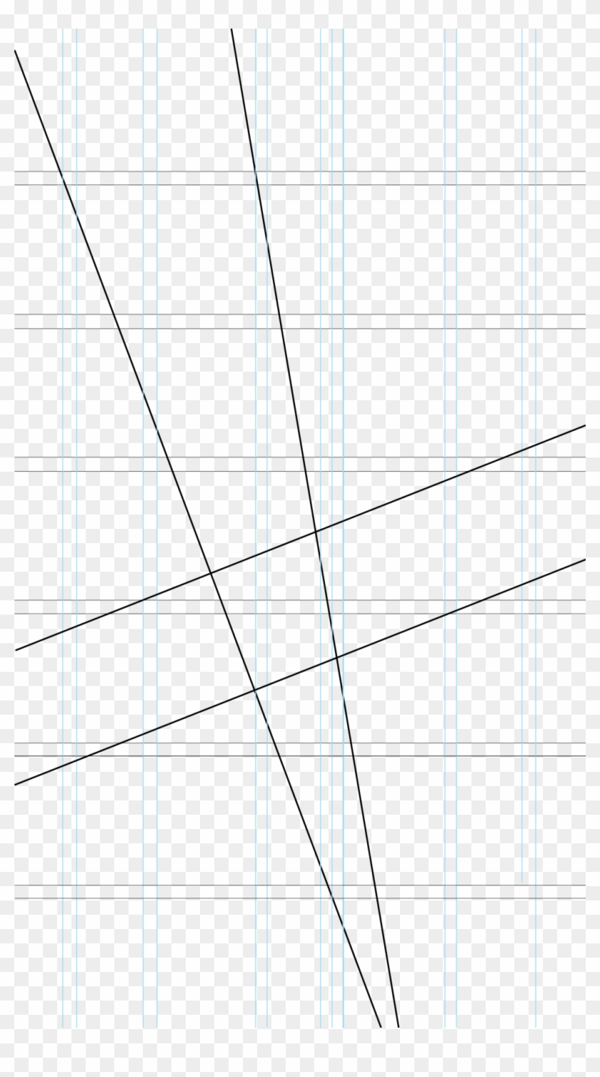 The Underlying Grid Used To Create The Layout And Hierarchy - Triangle Clipart #1733666