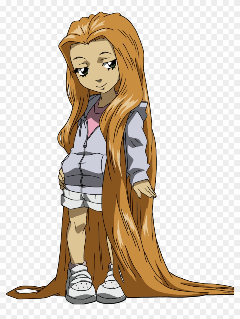 Huey Freeman And Jazmine Dubois Kiss , Png Download Clipart #1734050