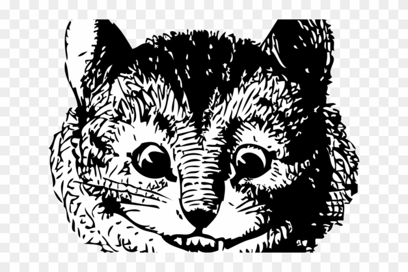 Cheshire Cat Clipart Sketch - John Tenniel Cheshire Cat - Png Download #1734548