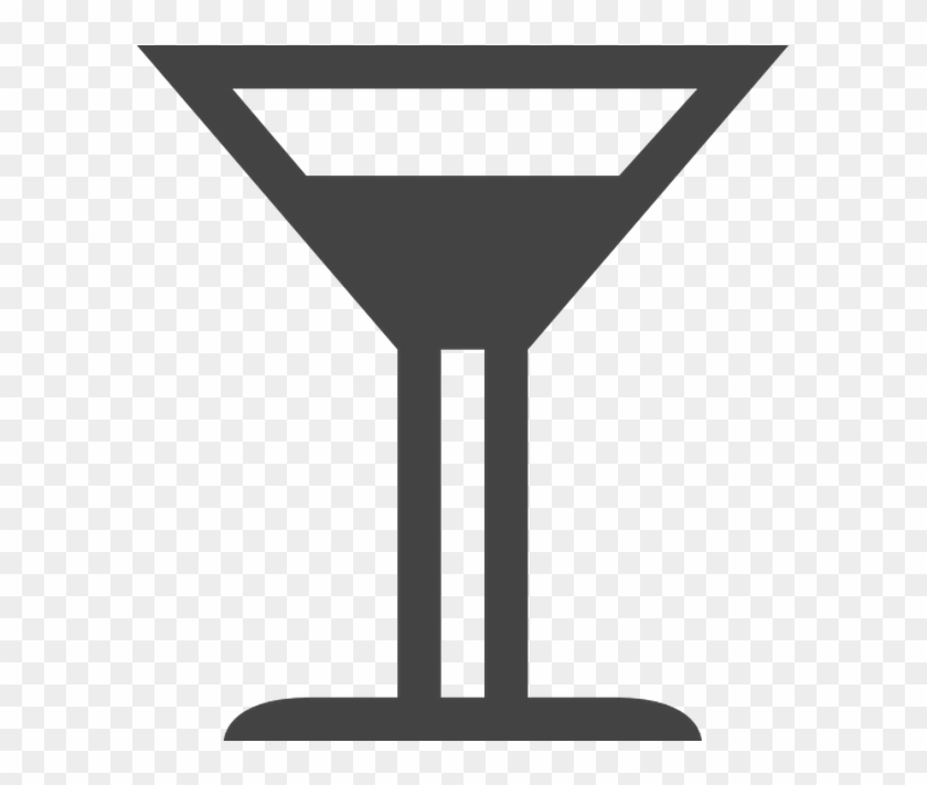 Cocktail Glass Free Vector Icon Designed By - Martini Glass Clipart #1735038