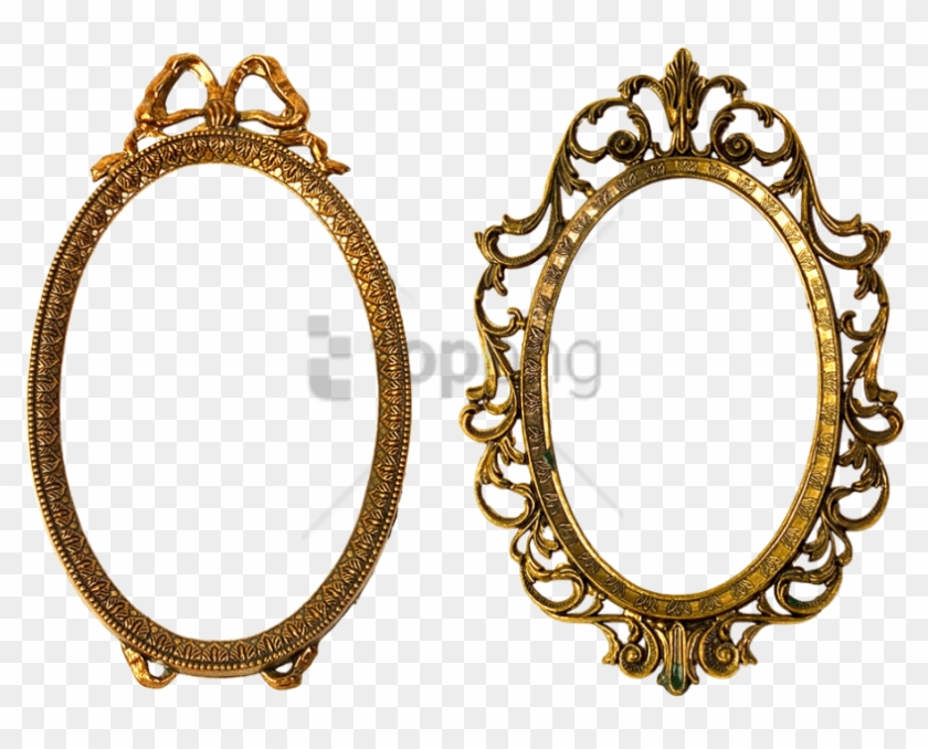 Free Png Gold Circle Frame Png Png Image With Transparent - Oval Vintage Frames Png Clipart