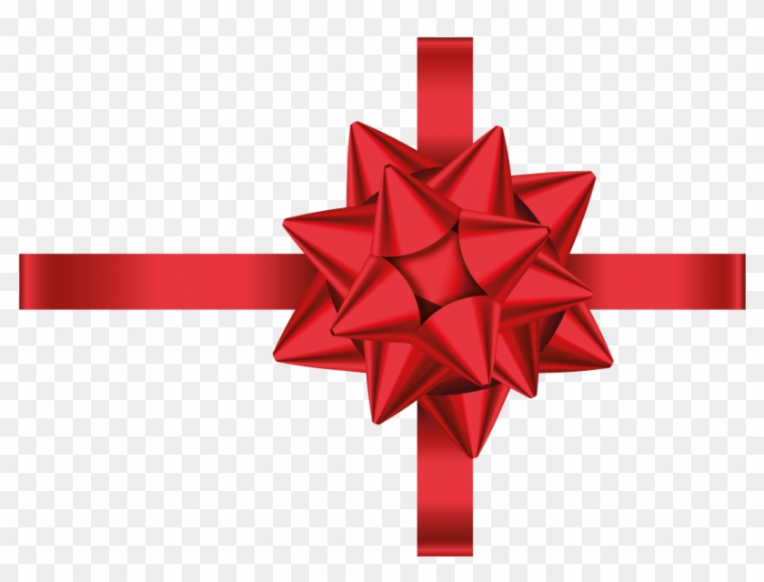 Gift Bow - Transparent Gift Bow Png Clipart #1735493