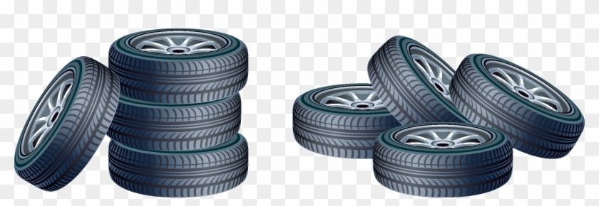 Car Spare Tire Clip Art - Spare Tires Clip Art - Png Download #1735620