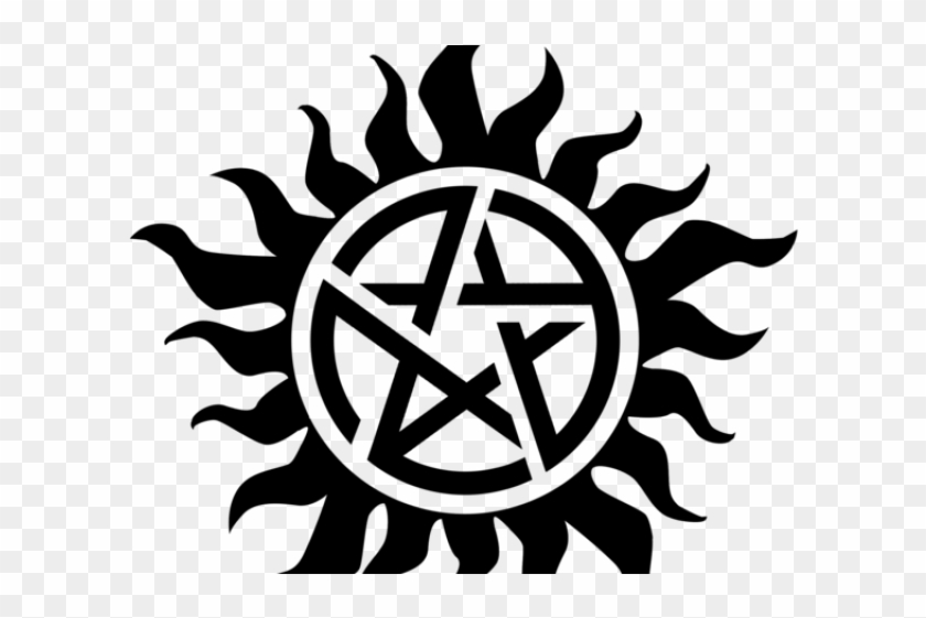 Pentacle Clipart Supernatural - Sam Und Dean Winchester Tattoo - Png Download