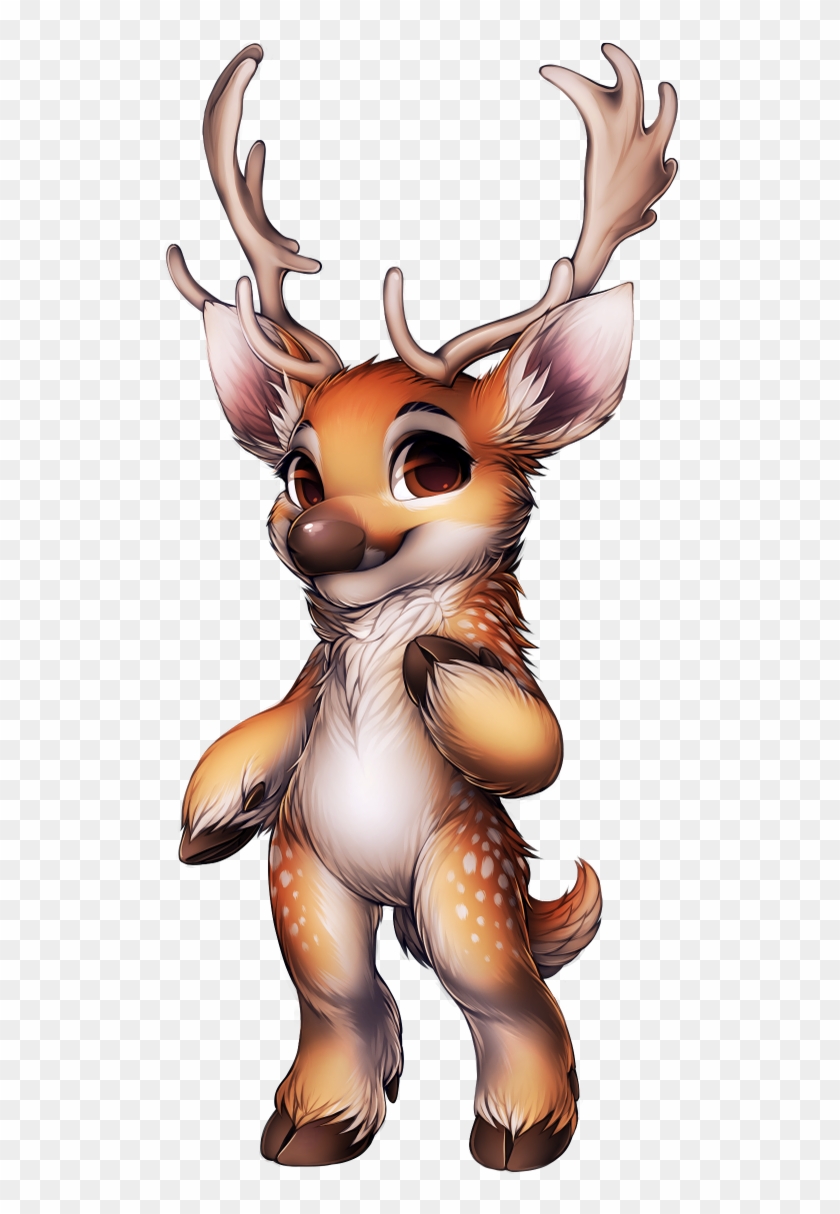 Furvilla On Twitter - Furry Deer Clipart