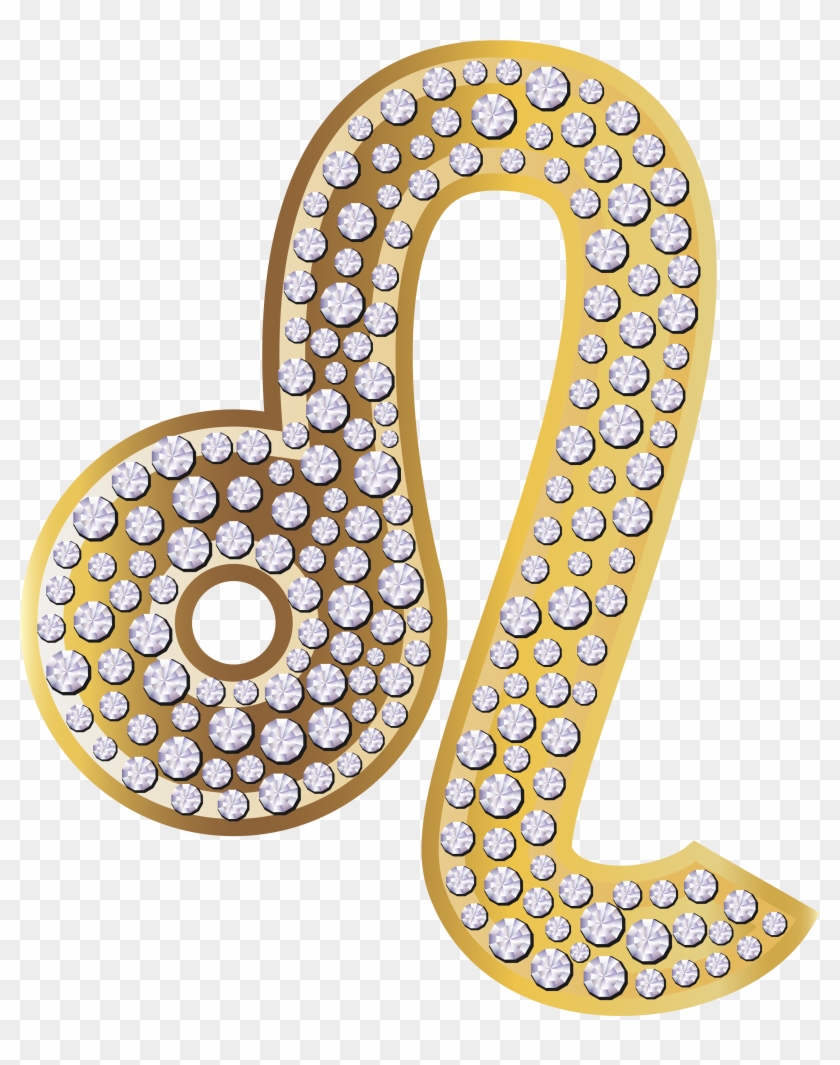 Leo Zodiac Sign Gold Png Clip Art Image - Zodiac Signs Leo Png Transparent Png