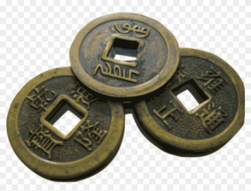Old Chinese Coins - Old Chinese Coins Png Clipart #1737038