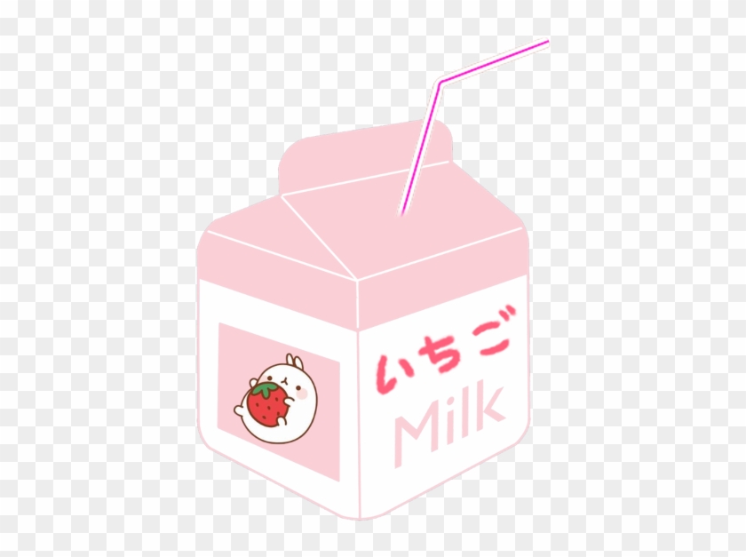 Milk Milkcarton Japan Japanese Strawberry Strawberrymil - Carton Clipart