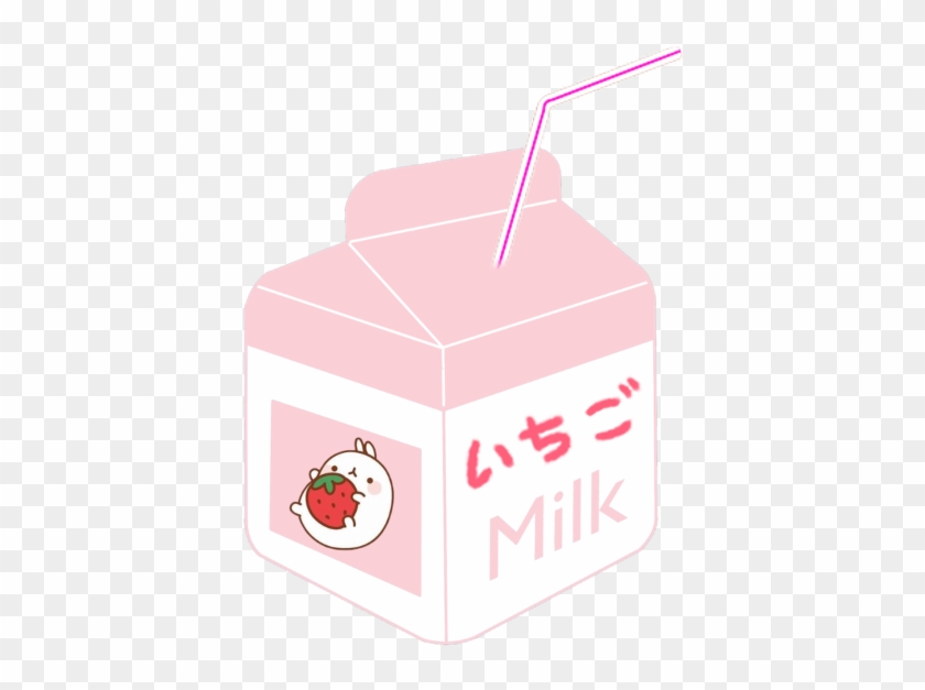 Milk Milkcarton Japan Japanese Strawberry Strawberrymil - Carton Clipart #1737102