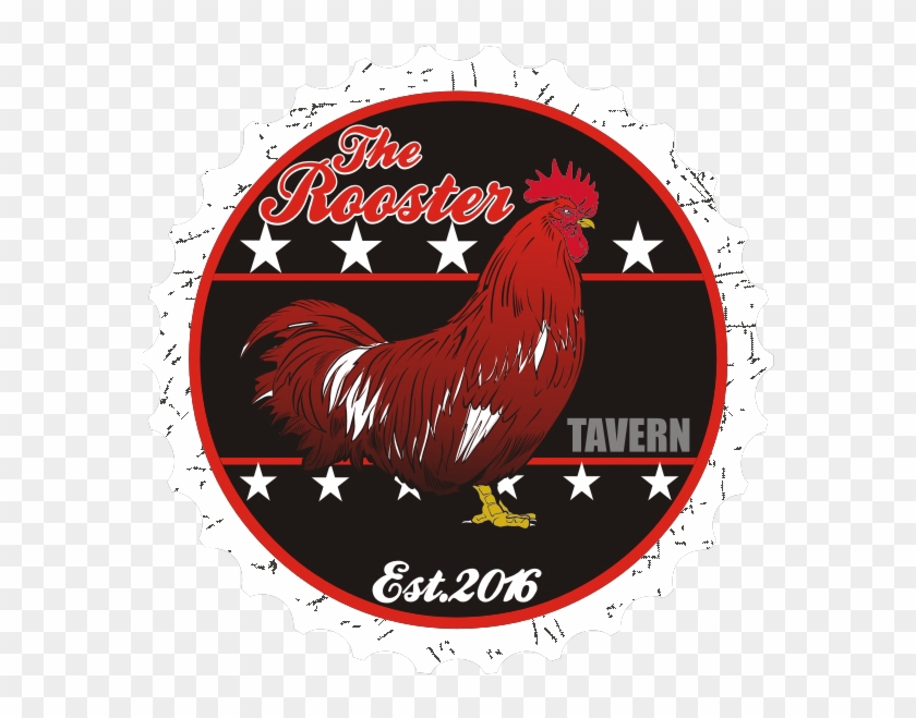 Rooster Final Logo With Distress Transparent Tight - Rooster Tavern Logo Clipart #1737106