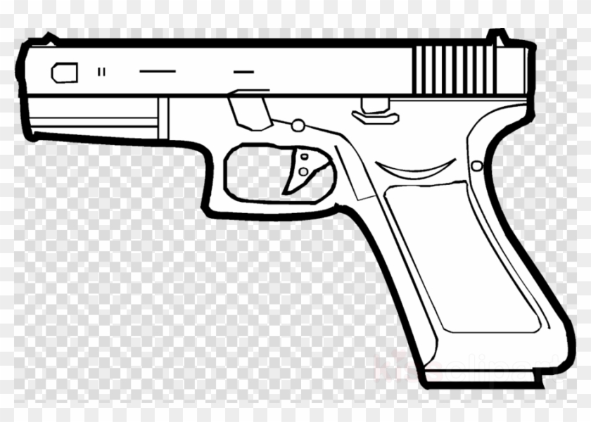 Beautiful Magazine, Gun, Transparent Png Image & Clipart - Plantilla De Pistola Glock 17 #1737365