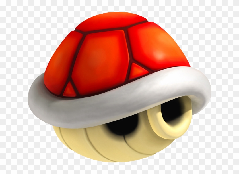 Turtle Shell Png - Red Shell Mario Kart Clipart #1737494