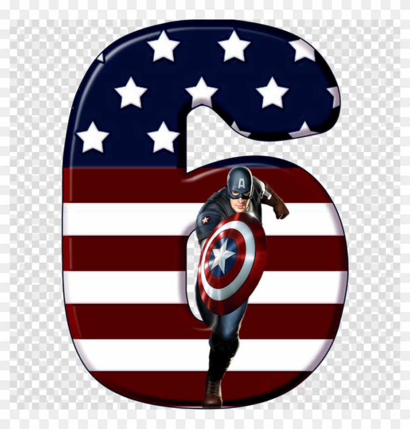 Download Alfabeto Capitão America Clipart Captain America - Png Download #1737749